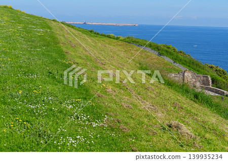 the city of Gijon in Spain 139935234