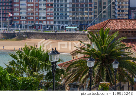 the city of Gijon in Spain the city of Gijon in Spain 139935248