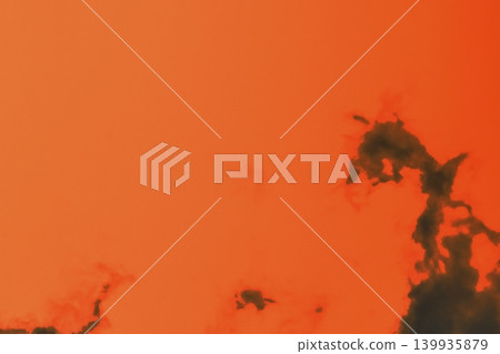 Sky orange sunset dark clouds nature evening red cloud landscape black beautiful summer background 139935879