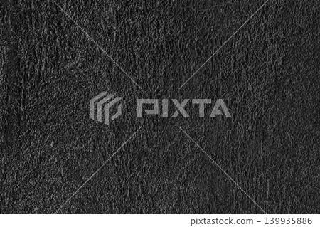 Rough painted black dark stone wall surface texture structure background backdrop 139935886
