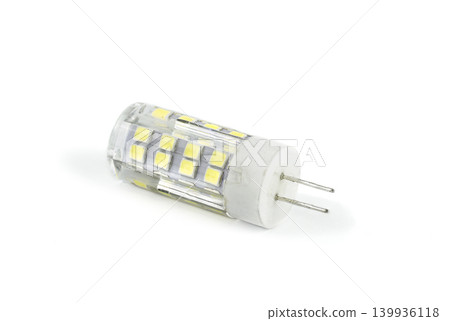 LED lamp on white background. LED lamp on white background. 139936118