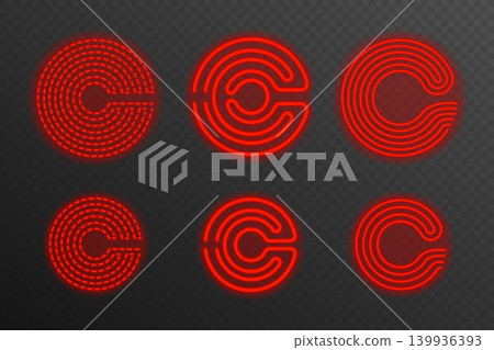 Induction stove effect. Hot red spiral circle element, hob electric top view realistic heat effects energy circular background microwave pain sign oven garish vector illustration Induction stove effect. Hot red spiral circle element, hob electric top view realistic heat effects energy circular background microwave pain sign oven garish vector illustration 139936393