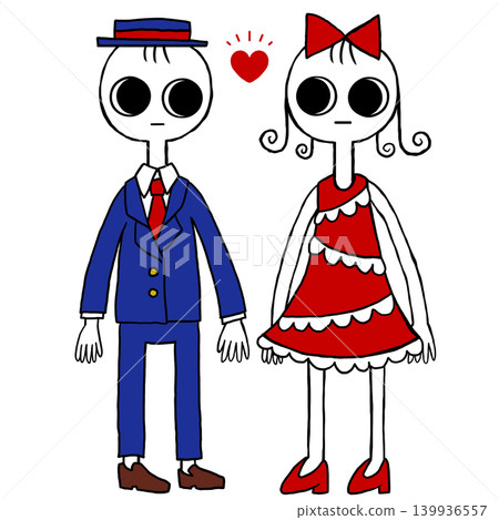 A painting of a man and woman in love gazing into each other's eyes. A painting of a man and woman in love gazing into each other's eyes. 139936557