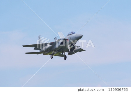 F-15DJs of the 303rd Squadron in landing approach. F-15DJs of the 303rd Squadron in landing approach. 139936763