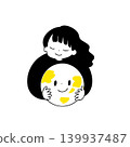 A child embracing the Earth 139937487