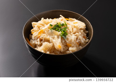 White maitake mushroom rice White maitake mushroom rice 139938722