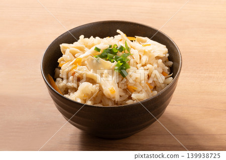White maitake mushroom rice White maitake mushroom rice 139938725