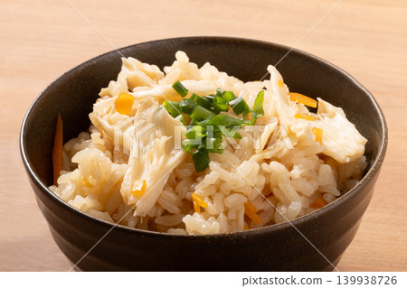 White maitake mushroom rice White maitake mushroom rice 139938726