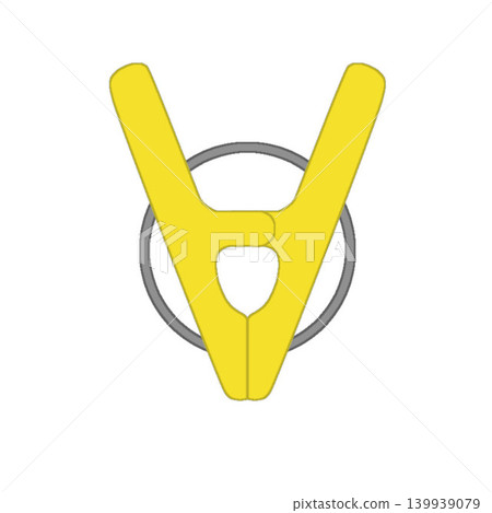 Yellow clothespins Yellow clothespins 139939079