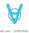 Blue clothespins 139939081