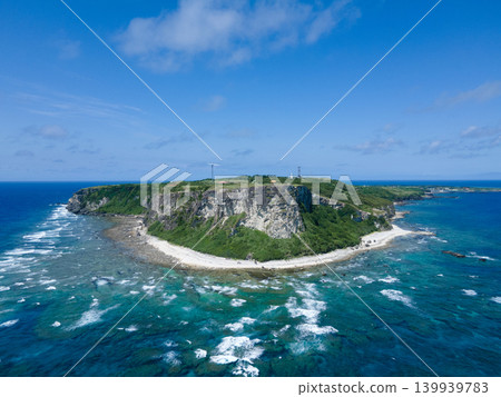 Aerial view of Aguni Island Aerial view of Aguni Island 139939783