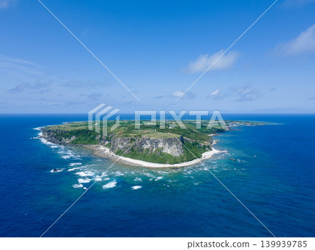 Aerial view of Aguni Island 139939785