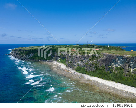 Aerial view of Aguni Island Aerial view of Aguni Island 139939801