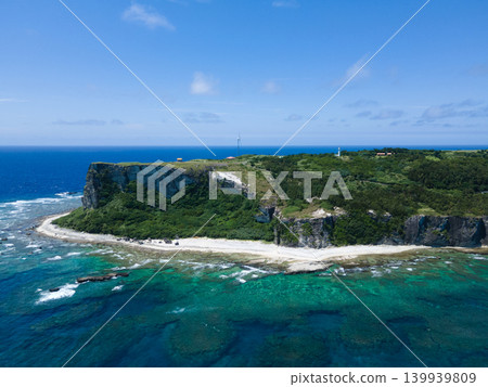 Aerial view of Aguni Island Aerial view of Aguni Island 139939809