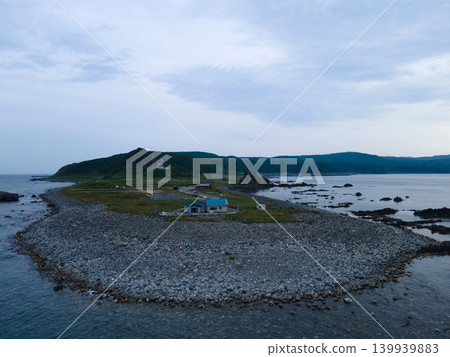 北海道奧尻島鳥瞰圖 北海道奧尻島鳥瞰圖 139939883