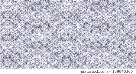 Traditional Japanese Seigaiha wave pattern background design Traditional Japanese Seigaiha wave pattern background design 139940300