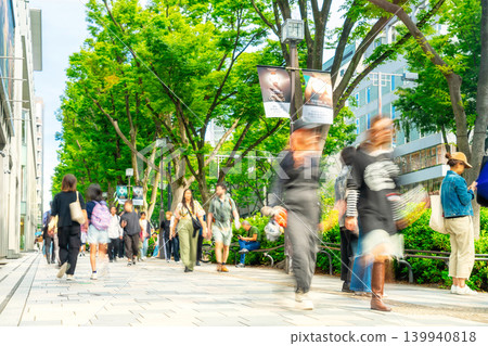 Harajuku Omotesando, Tokyo, early summer Harajuku Omotesando, Tokyo, early summer 139940818