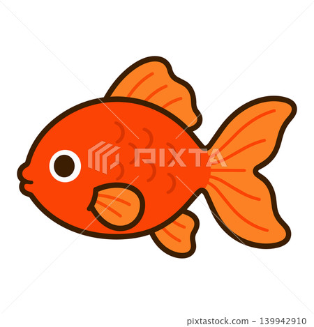 Goldfish illustration inspired by a Japanese festival Goldfish illustration inspired by a Japanese festival 139942910