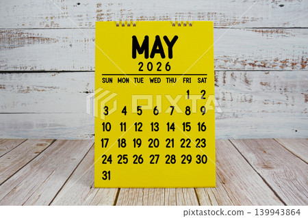 May 2026 annual monthly desk calendar for planning and management May 2026 annual monthly desk calendar for planning and management 139943864