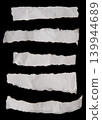 Ripped paper strips 139944689