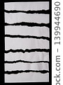 Ripped paper strips 139944690