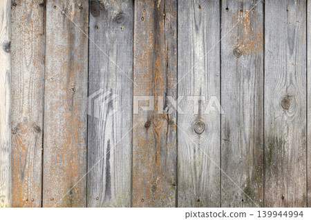 Vertical weathered wooden planks, background texture Vertical weathered wooden planks, background texture 139944994