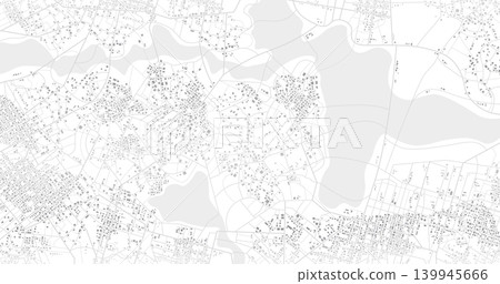 View from above the map buildings. Detailed view of city. Decorative graphic tourist map. Abstract transportation background. Vector, illustration. City top view. View from above the map buildings. View from above the map buildings. Detailed view of city. Decorative graphic tourist map. Abstract transportation background. Vector, illustration. City top view. View from above the map buildings. 139945666