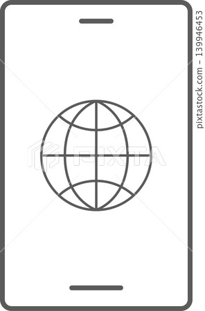 Smartphone screen icon: Network Smartphone screen icon: Network 139946453