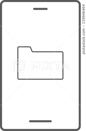 Smartphone screen icon: File Smartphone screen icon: File 139946464