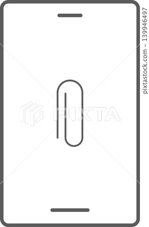 Smartphone screen icon clip Smartphone screen icon clip 139946497