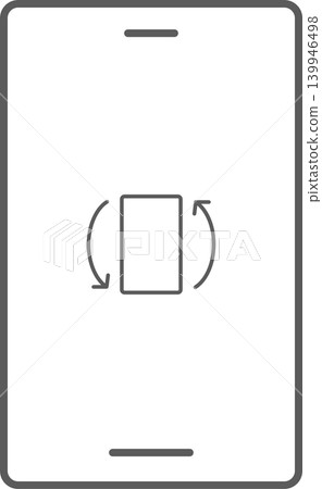 Smartphone screen icons, screen rotation Smartphone screen icons, screen rotation 139946498