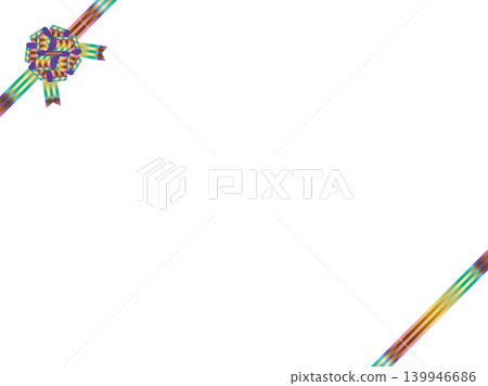 Ribbon flower, striped gold, diagonal F, 21 rainbow intensity Ribbon flower, striped gold, diagonal F, 21 rainbow intensity 139946686