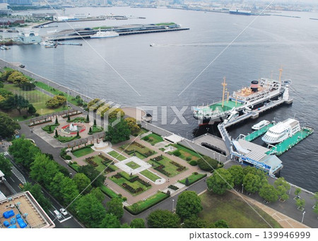 山下公園和橫濱港的景色 山下公園和橫濱港的景色 139946999