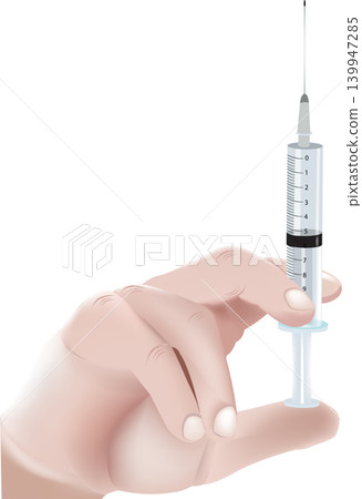 nurse's hand with syringe nurse's hand with syringe 139947285