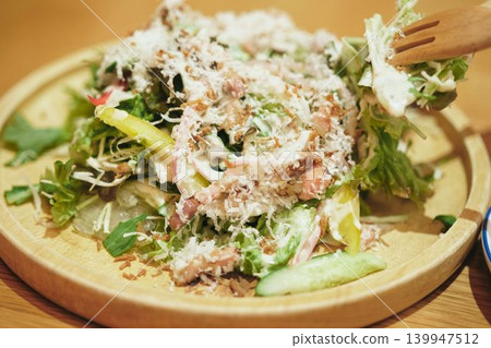 色彩繽紛的沙拉特寫 | 健康、新鮮、餐食、美食攝影 139947512