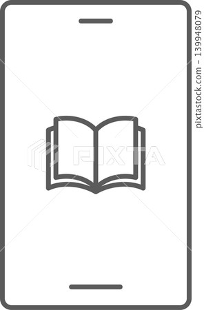 智慧型手機螢幕圖示:書籍 智慧型手機螢幕圖示:書籍 139948079