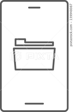Smartphone screen icon: File Smartphone screen icon: File 139948087