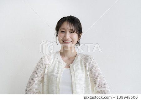 A portrait of an Arasa woman smiling looking at the camera A portrait of an Arasa woman smiling looking at the camera 139948500