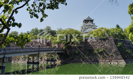 Castle tower seen from the moat 139948542