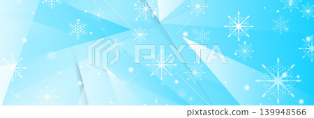 Low poly geometric Christmas winter abstract background Low poly geometric Christmas winter abstract background 139948566