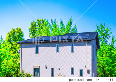 太陽能可再生能源房屋 太陽能可再生能源房屋 139948811