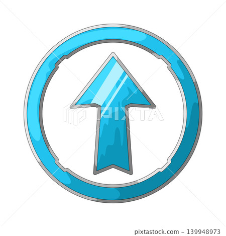 Illustration of Arrow Circle Up Illustration of Arrow Circle Up 139948973