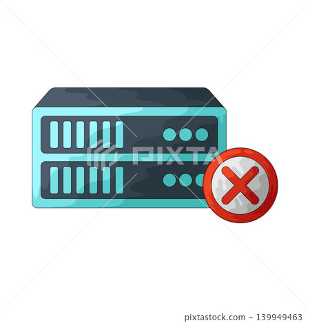 Illustration of Server Error Illustration of Server Error 139949463