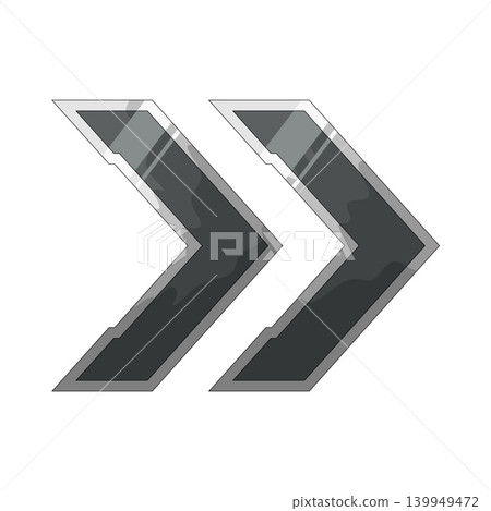 Illustration of Arrow Double Illustration of Arrow Double 139949472