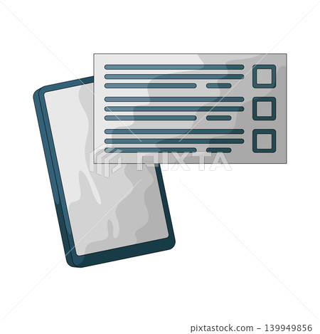 Illustration of Online Survey Illustration of Online Survey 139949856