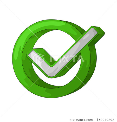 Illustration of Survey Checkmark Illustration of Survey Checkmark 139949892