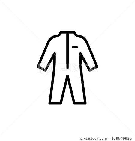 Full Body Coveralls Icon Full Body Coveralls Icon 139949922
