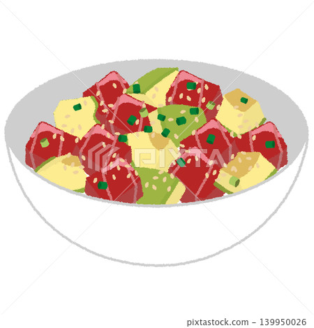 夏威夷蓋飯插圖 夏威夷蓋飯插圖 139950026