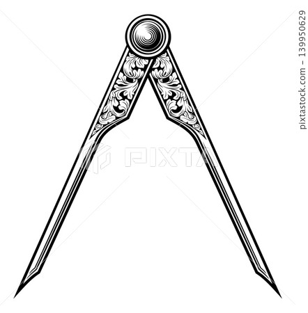 Compass Compasses Caliper Divider Tool Design Compass Compasses Caliper Divider Tool Design 139950629