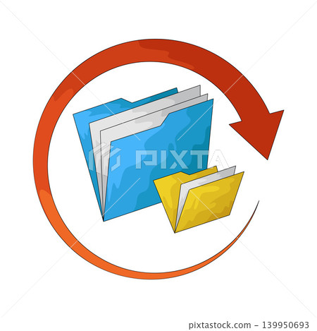 Illustration of Data Restore Illustration of Data Restore 139950693